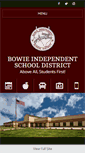 Mobile Screenshot of bowieisd.net